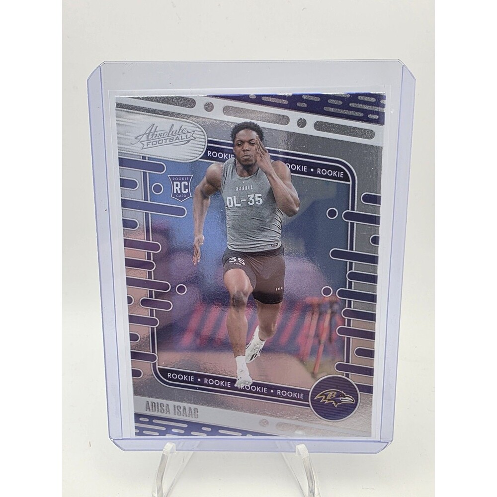 Adisa Isaac Panini Absolute Football 2024 Baltimore Ravens  Rookie RC 🔥